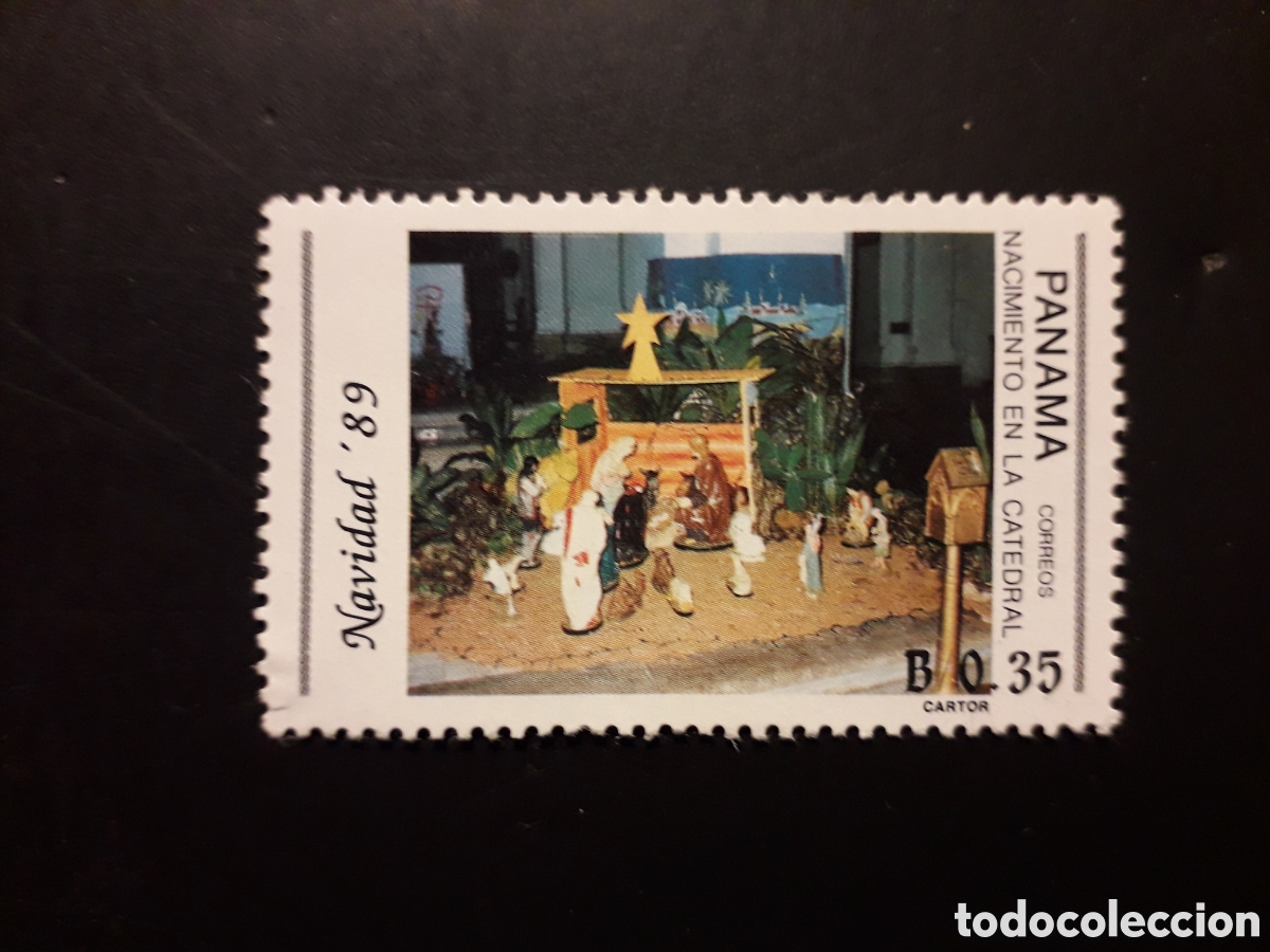 Sellos: PANAM&Aacute; YVERT 1063 SELLO SUELTO NUEVO *** 1989 NAVIDAD, BEL&Eacute;N PEDIDO M&Iacute;NIMO 3&euro;