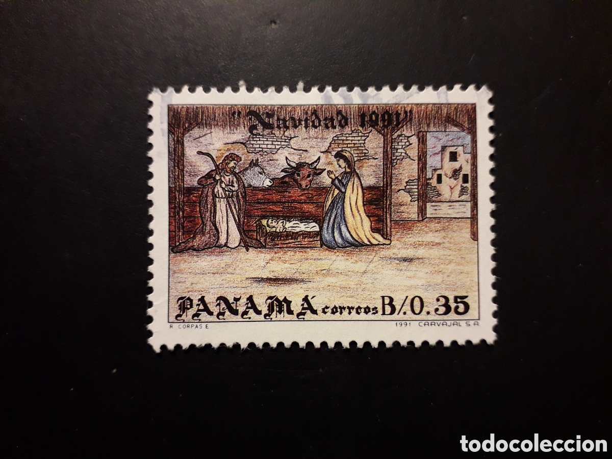 Stamps: PANAM&Aacute; YVERT 1080 SELLO SUELTO USADO 1991 NAVIDAD, PEDIDO M&Iacute;NIMO 3&euro;