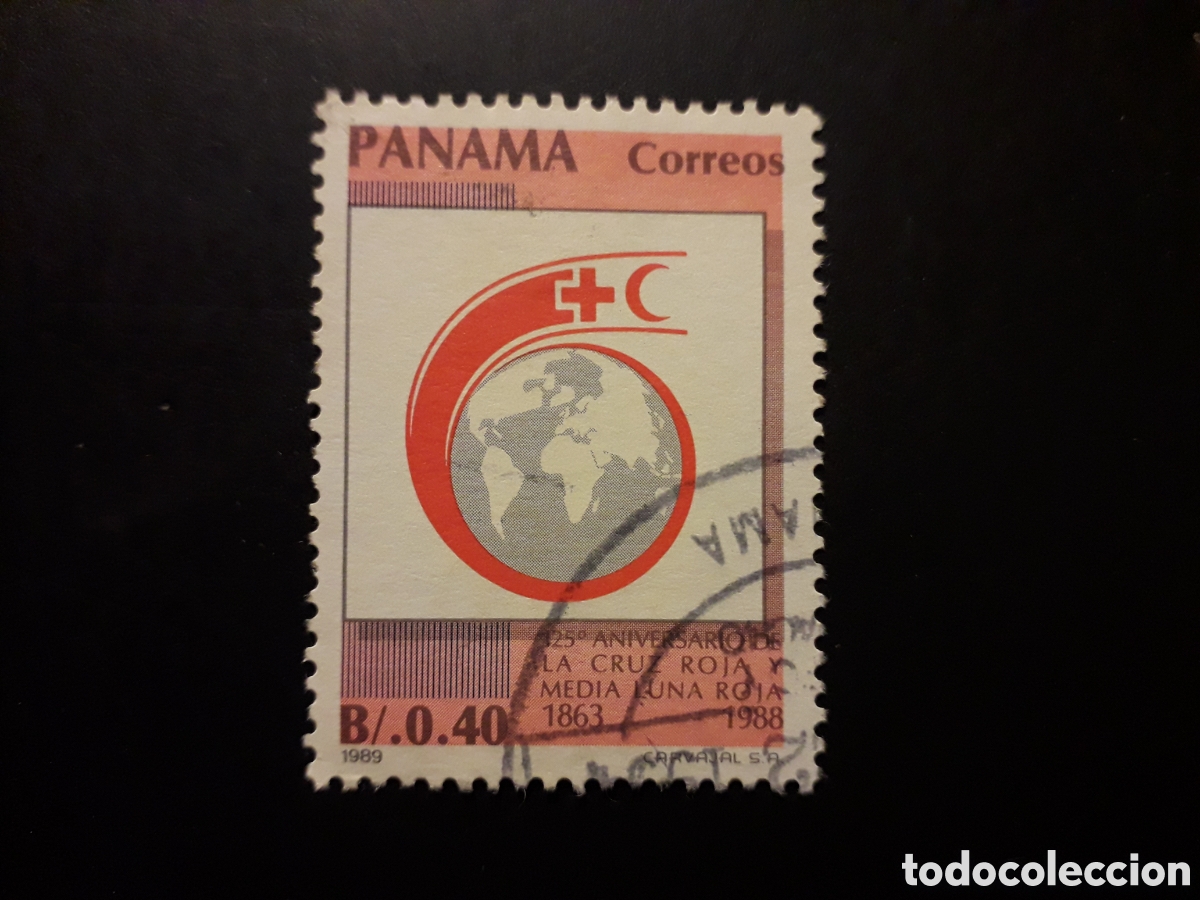 Sellos: PANAM&Aacute; YVERT 1055 SELLO SUELTO USADO 1989 CRUZ ROJA PEDIDO M&Iacute;NIMO 3&euro;
