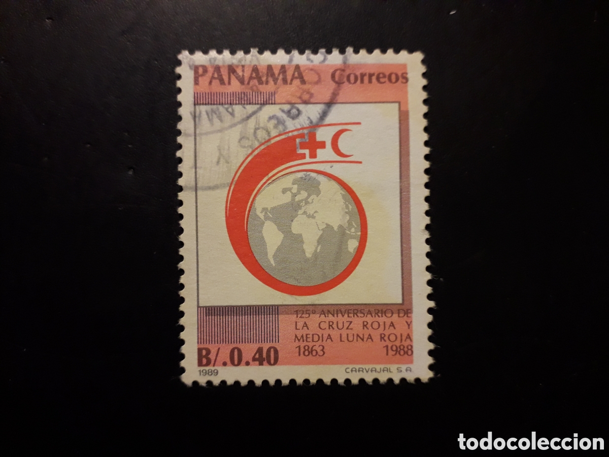 Sellos: PANAM&Aacute; YVERT 1055 SELLO SUELTO USADO 1989 CRUZ ROJA PEDIDO M&Iacute;NIMO 3&euro;