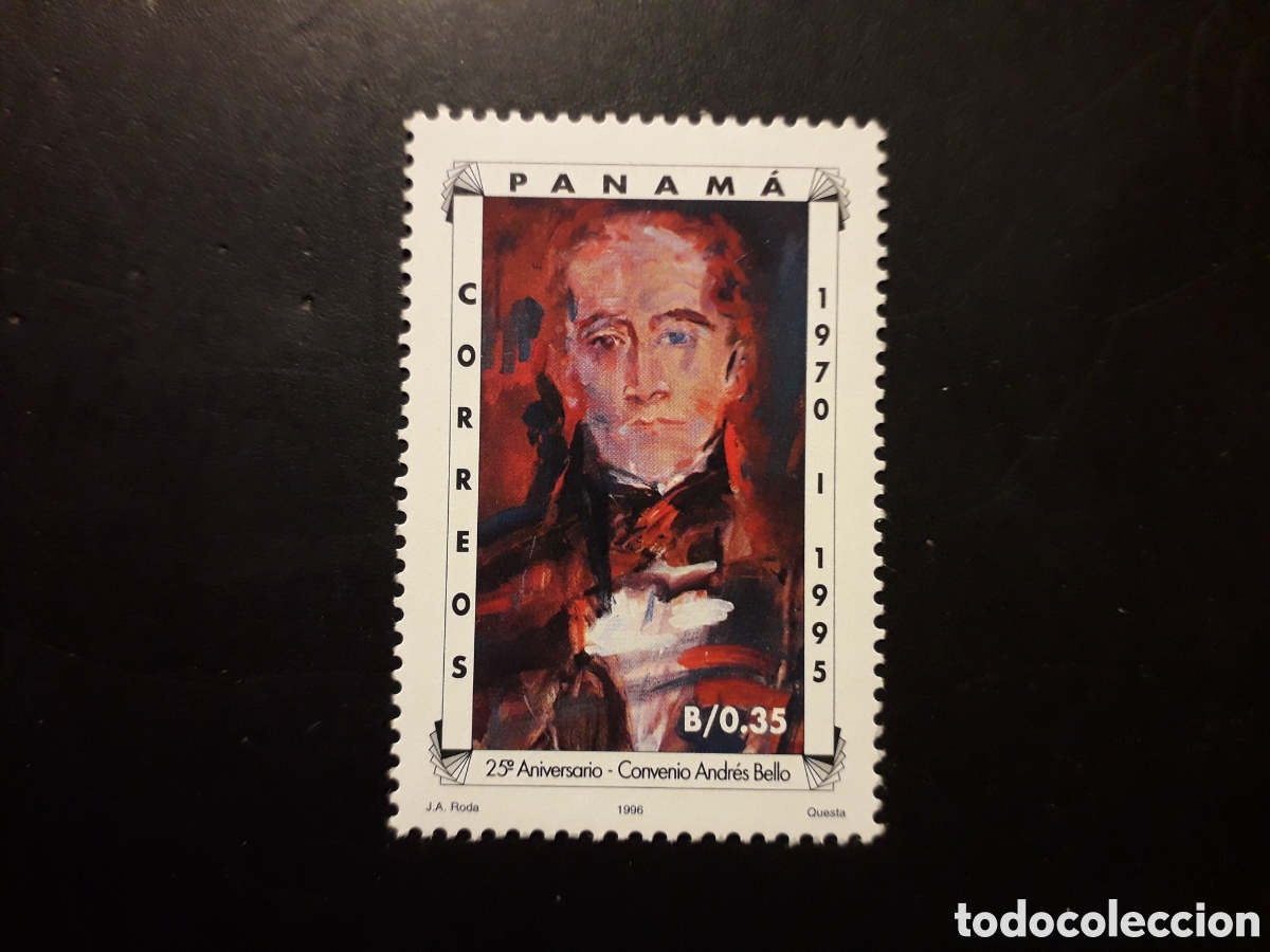 Sellos: PANAM&Aacute; YVERT 1134 SERIE COMPLETA NUEVA *** 1996 ANDR&Eacute;S BELLO, LITERATURA PEDIDO M&Iacute;NIMO 3&euro;