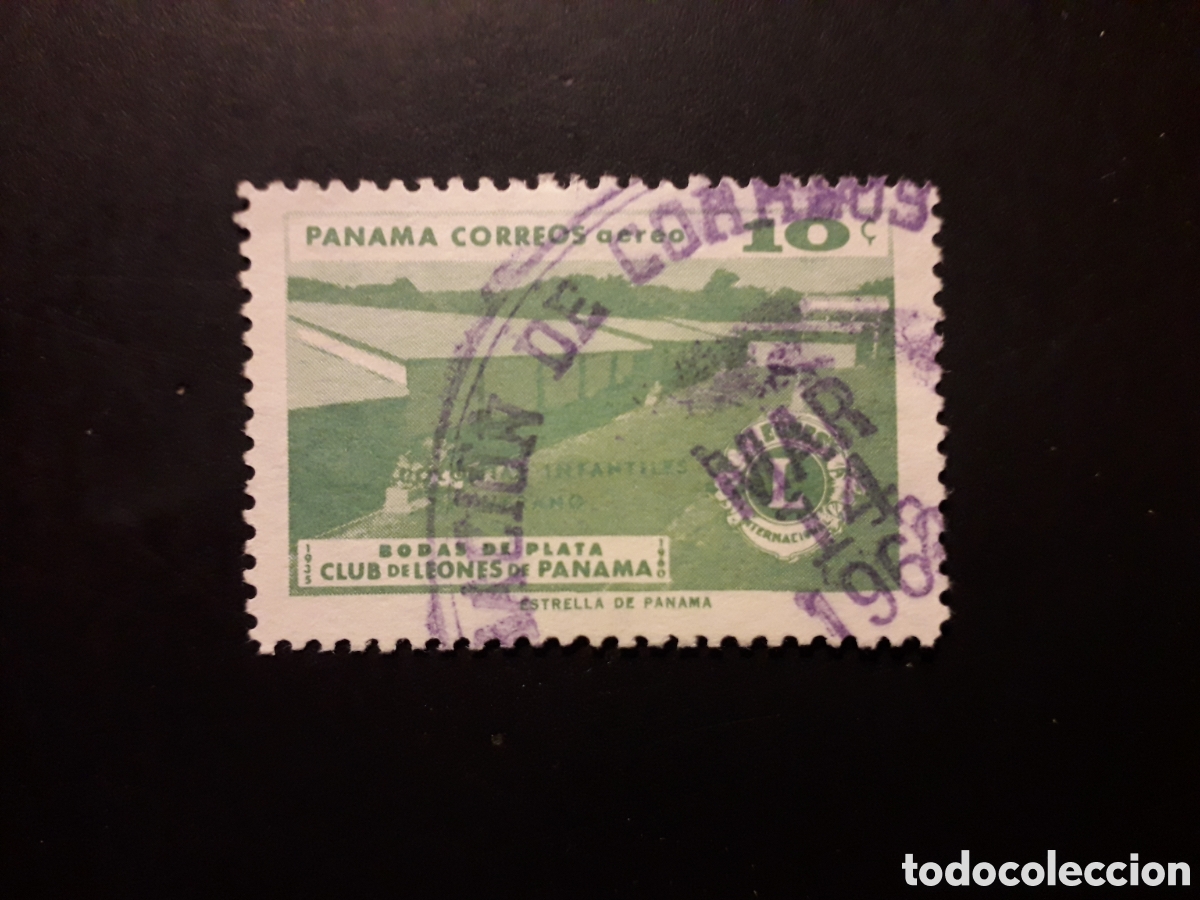 Sellos: PANAM&Aacute; YVERT A 230 SELLO SUELTO USADO 1961 LIONS INTERNATIONAL PEDIDO M&Iacute;NIMO 3&euro;