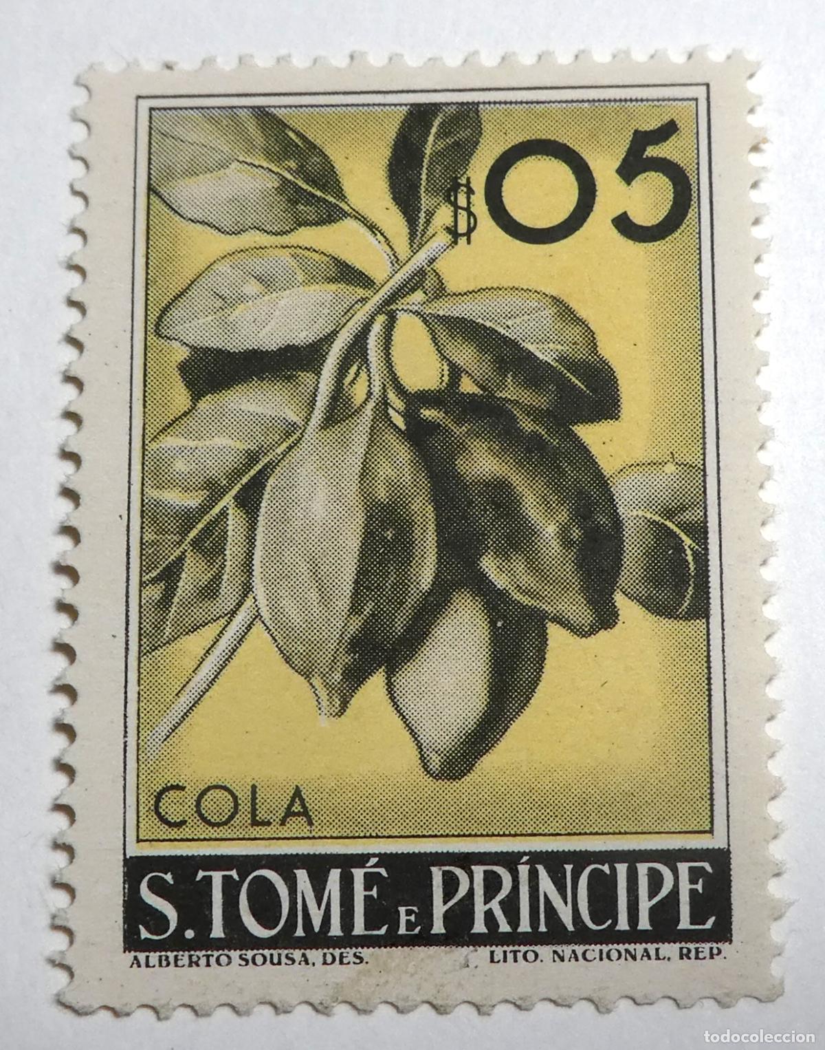 Sellos: Sello postal de SANTO TOM&Euml; E PRINCIPE ,GUINEA PORTUGUESA 1948, 0,5