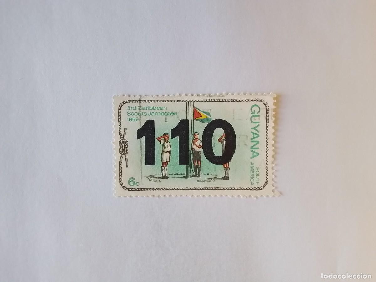 Sellos: A&Ntilde;O 1969 GUYANA SELLO USADO - Foto 1