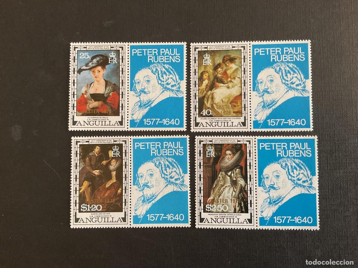 Sellos: ANGUILLA N&ordm; YVERT 259/2*** A&Ntilde;O 1977. PINTURAS DE RUBENS. 400 ANIVERSARIO NACIMIENTO DE RUBENS