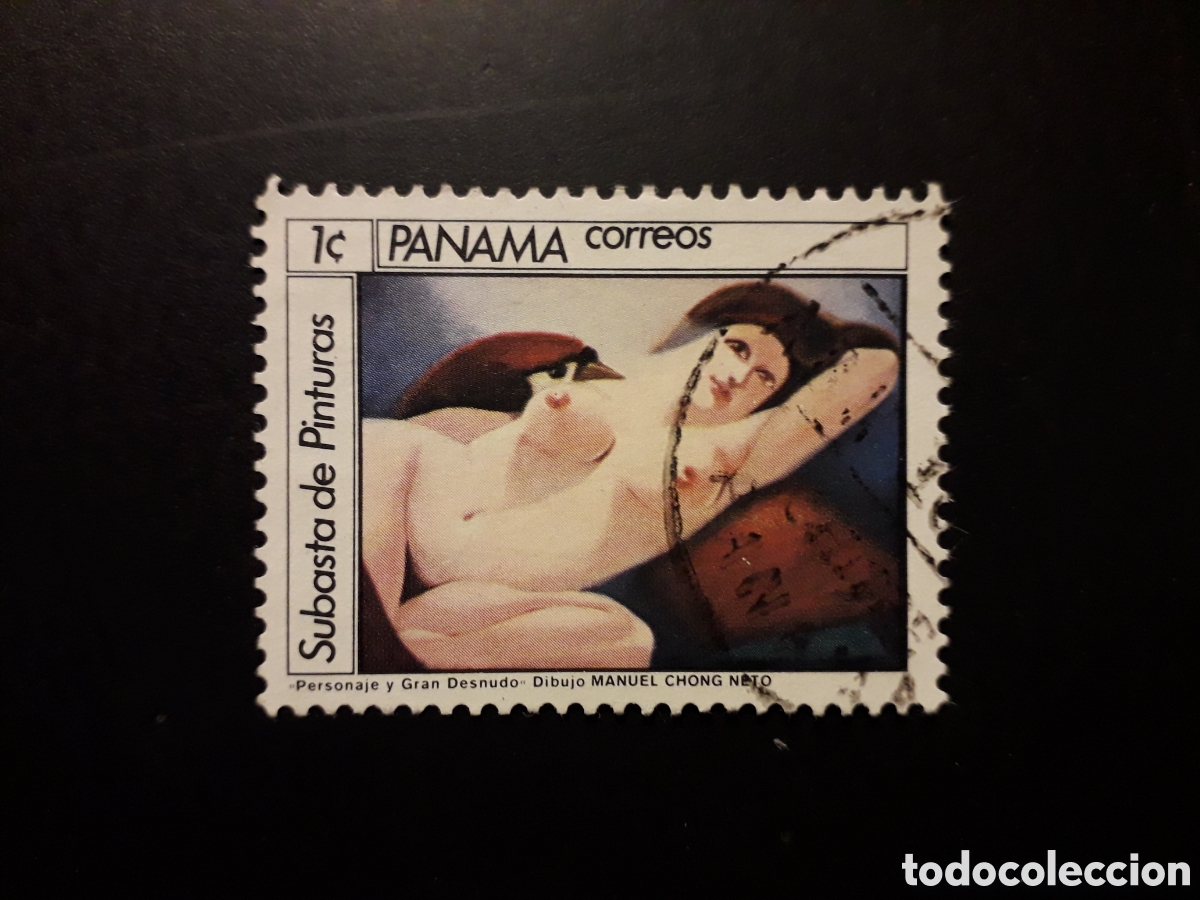 Sellos: PANAM&Aacute; YVERT 933 SELLO SUELTO USADO 1983 PINTURAS, DESNUDO PEDIDO M&Iacute;NIMO 3&euro;