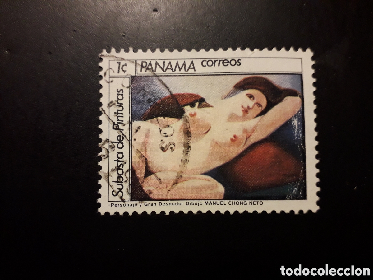 Sellos: PANAM&Aacute; YVERT 933 SELLO SUELTO USADO 1983 PINTURAS, DESNUDO PEDIDO M&Iacute;NIMO 3&euro;