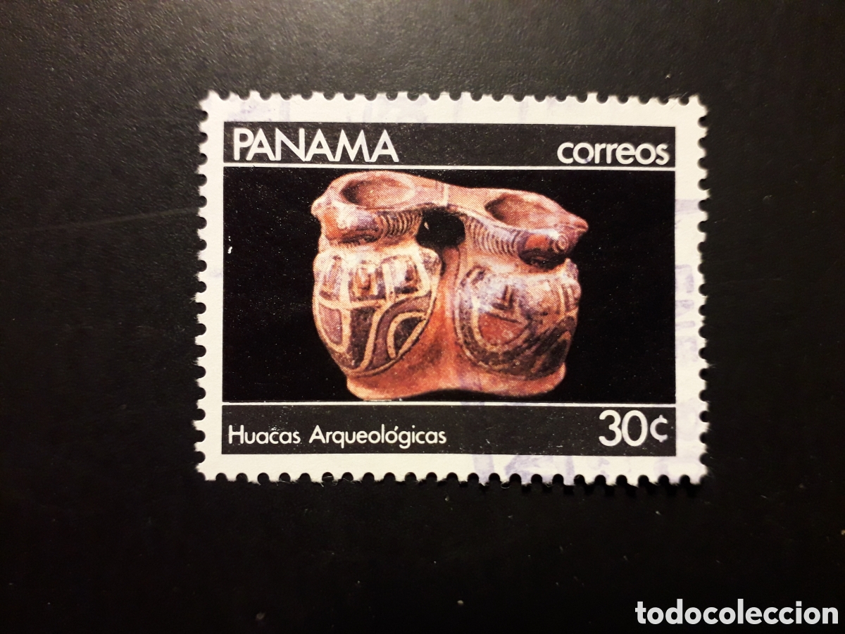 Sellos: PANAM&Aacute; YVERT 945 SELLO SUELTO USADO 1984 ARQUEOLOG&Iacute;A PEDIDO M&Iacute;NIMO 3&euro;