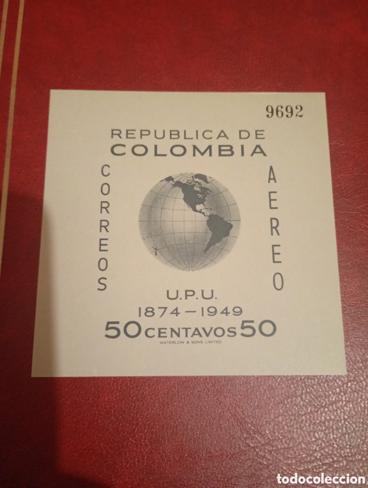 Sellos: Colombia 1949 UPU ......