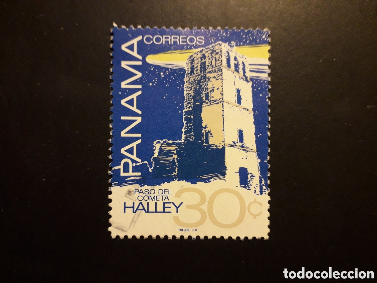 Sellos: PANAM&Aacute; YVERT 993 SELLO SUELTO USADO 1986 PASO DEL COMETA HALLEY PEDIDO M&Iacute;NIMO 3&euro;