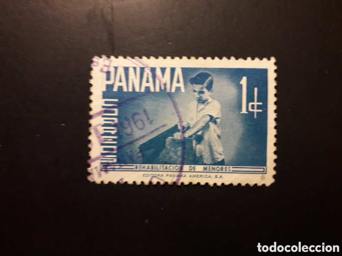Sellos: PANAM&Aacute; YVERT 348 SELLO SUELTO USADO 1961 REHABILITACI&Oacute;N MENORES, CARPINTER&Iacute;A PEDIDO M&Iacute;NIMO 3&euro;
