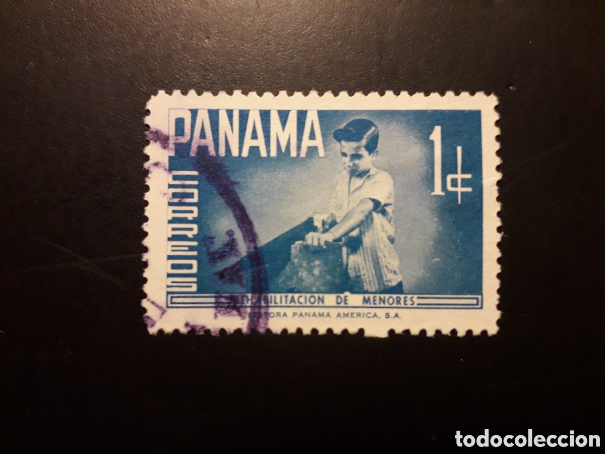 Sellos: PANAM&Aacute; YVERT 348 SELLO SUELTO USADO 1961 REHABILITACI&Oacute;N MENORES, CARPINTER&Iacute;A PEDIDO M&Iacute;NIMO 3&euro;