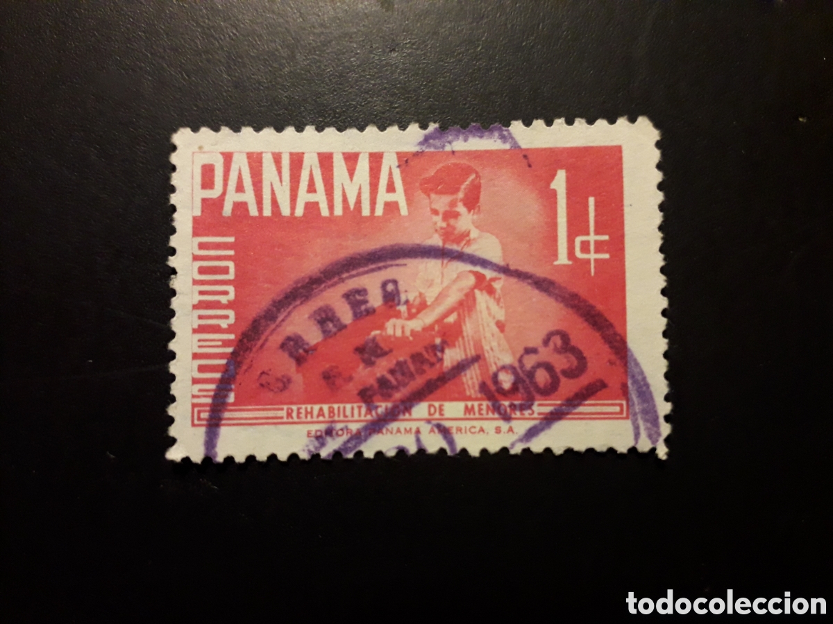 Sellos: PANAM&Aacute; YVERT 350 SELLO SUELTO USADO 1961 REHABILITACI&Oacute;N MENORES, CARPINTER&Iacute;A PEDIDO M&Iacute;NIMO 3&euro;