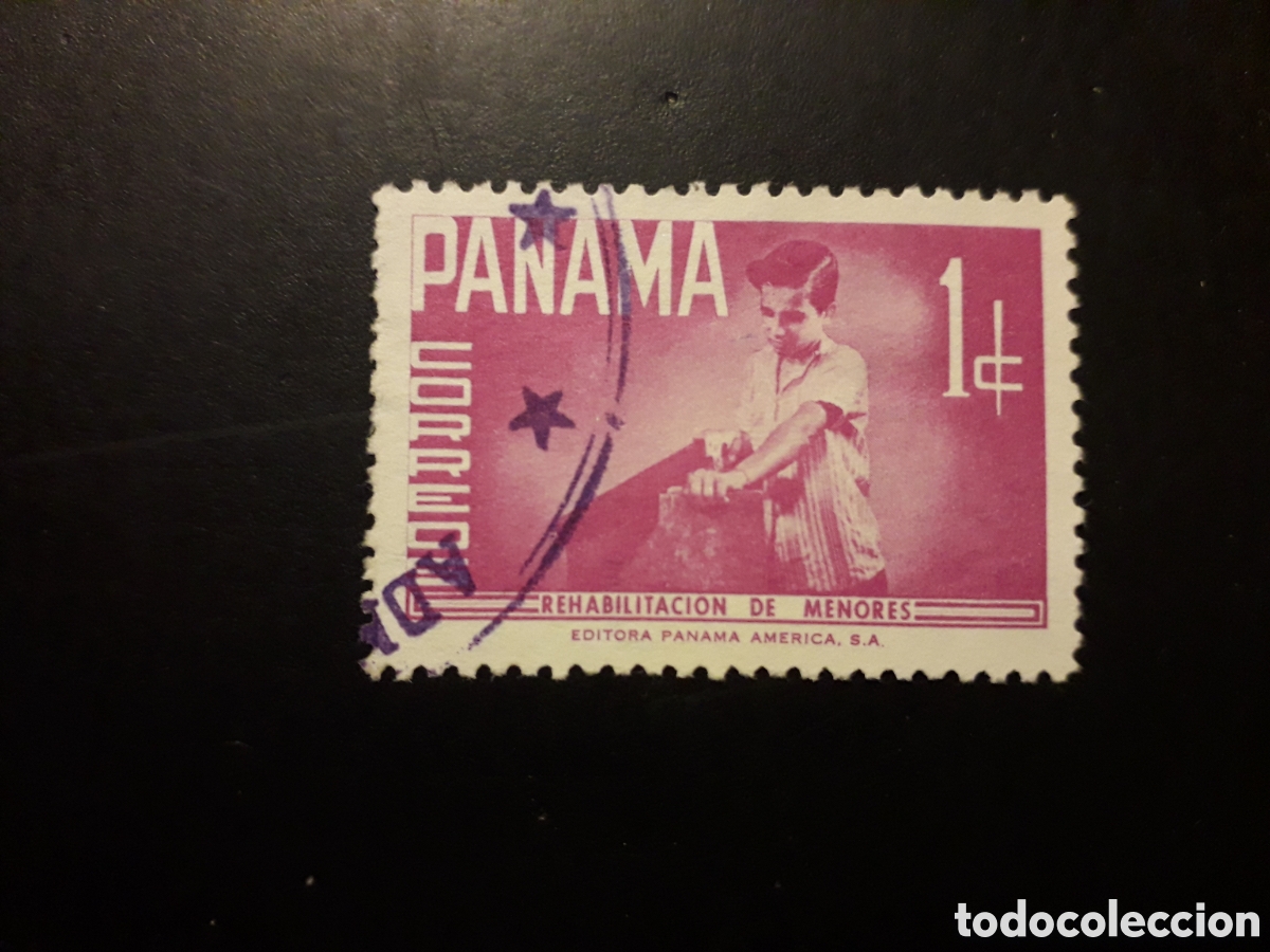Sellos: PANAM&Aacute; YVERT 347 SELLO SUELTO USADO 1961 REHABILITACI&Oacute;N MENORES, CARPINTER&Iacute;A PEDIDO M&Iacute;NIMO 3&euro;