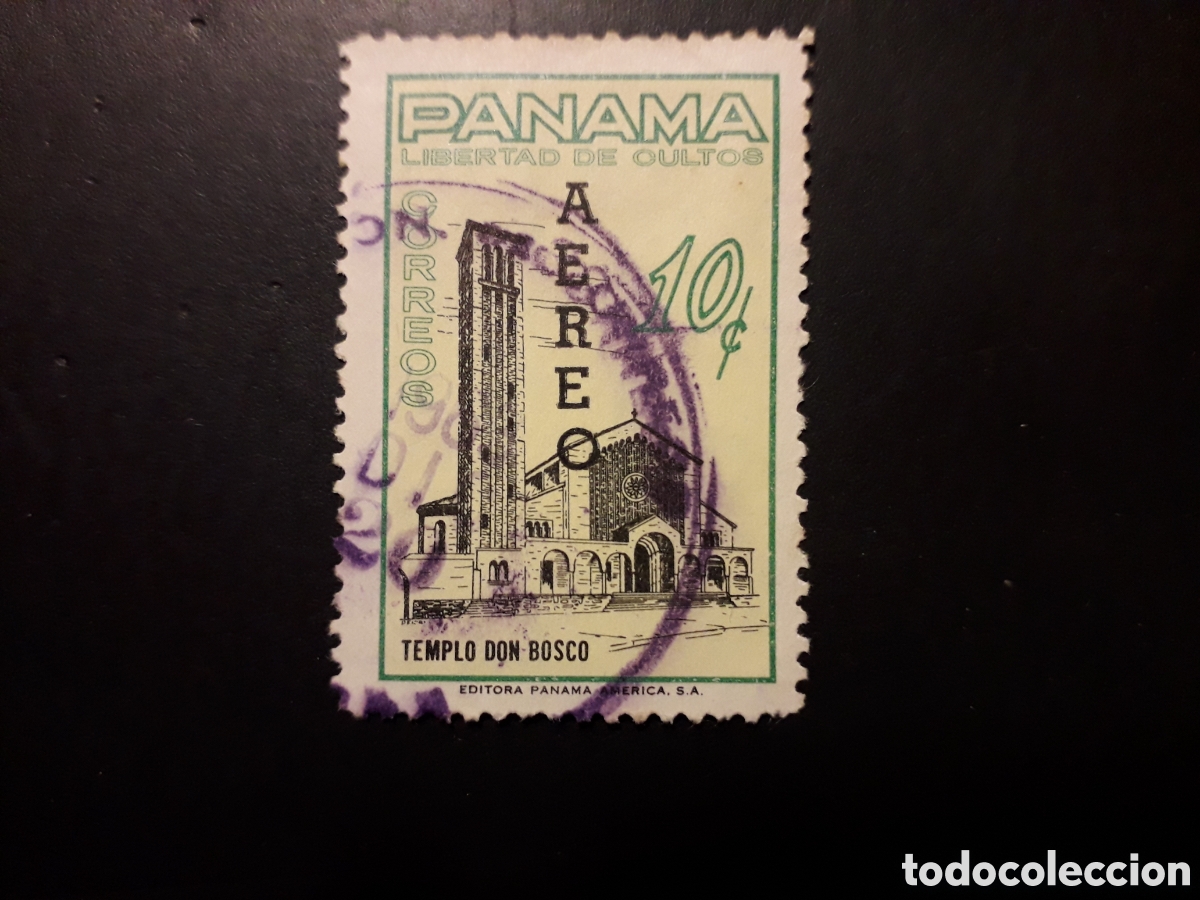 Sellos: PANAM&Aacute; YVERT A 282 SELLO SUELTO USADO 1963 SOBRECARGADO PEDIDO M&Iacute;NIMO 3&euro;