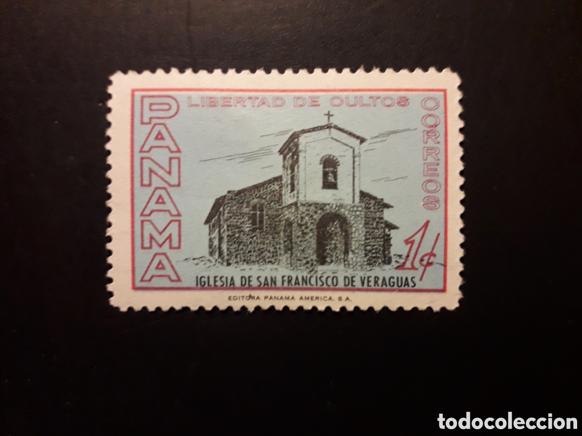 Sellos: PANAM&Aacute; YVERT 355 SELLO SUELTO USADO 1962-64 IGLESIAS, LIBERTAD DE CULTO PEDIDO M&Iacute;NIMO 3&euro;