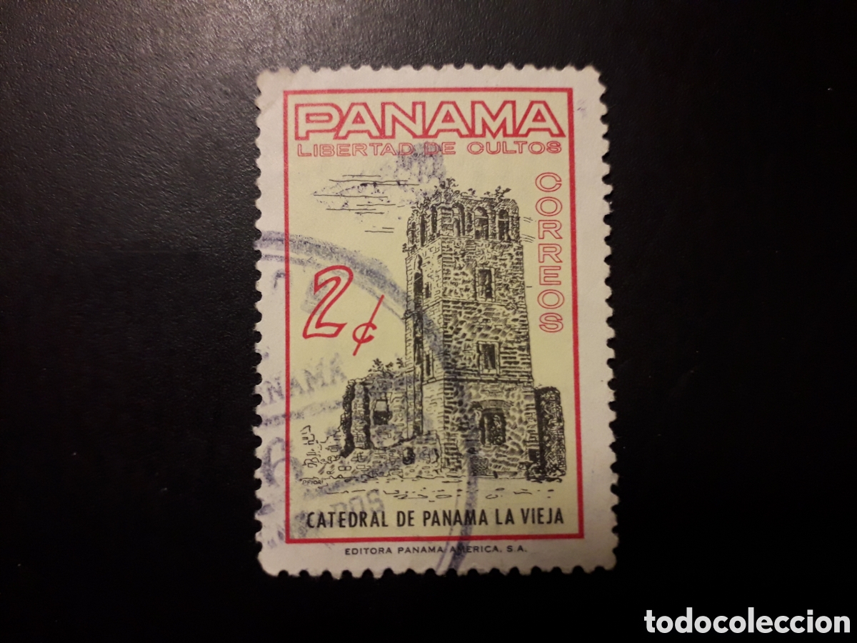 Sellos: PANAM&Aacute; YVERT 356 SELLO SUELTO USADO 1962-64 IGLESIAS, LIBERTAD DE CULTO PEDIDO M&Iacute;NIMO 3&euro;