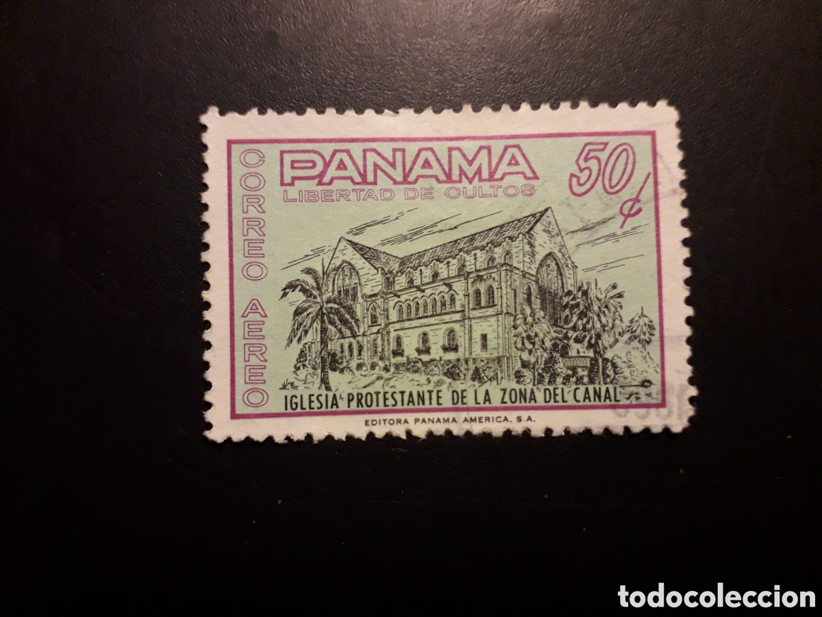 Sellos: PANAM&Aacute; YVERT A 255 SELLO SUELTO USADO 1962-64 IGLESIAS, LIBERTAD DE CULTO PEDIDO M&Iacute;NIMO 3&euro;