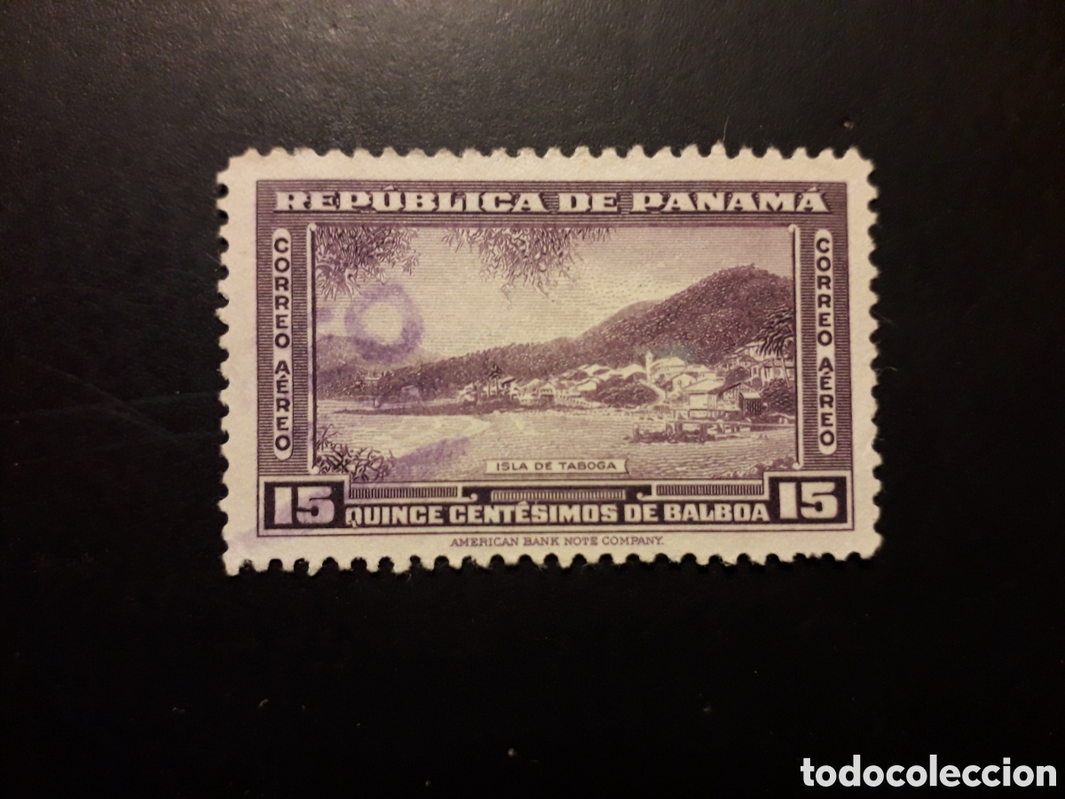 Sellos: PANAM&Aacute; YVERT A 73 SELLO SUELTO USADO 1942 B&Aacute;SICA, TABOGA PEDIDO M&Iacute;NIMO 3&euro;