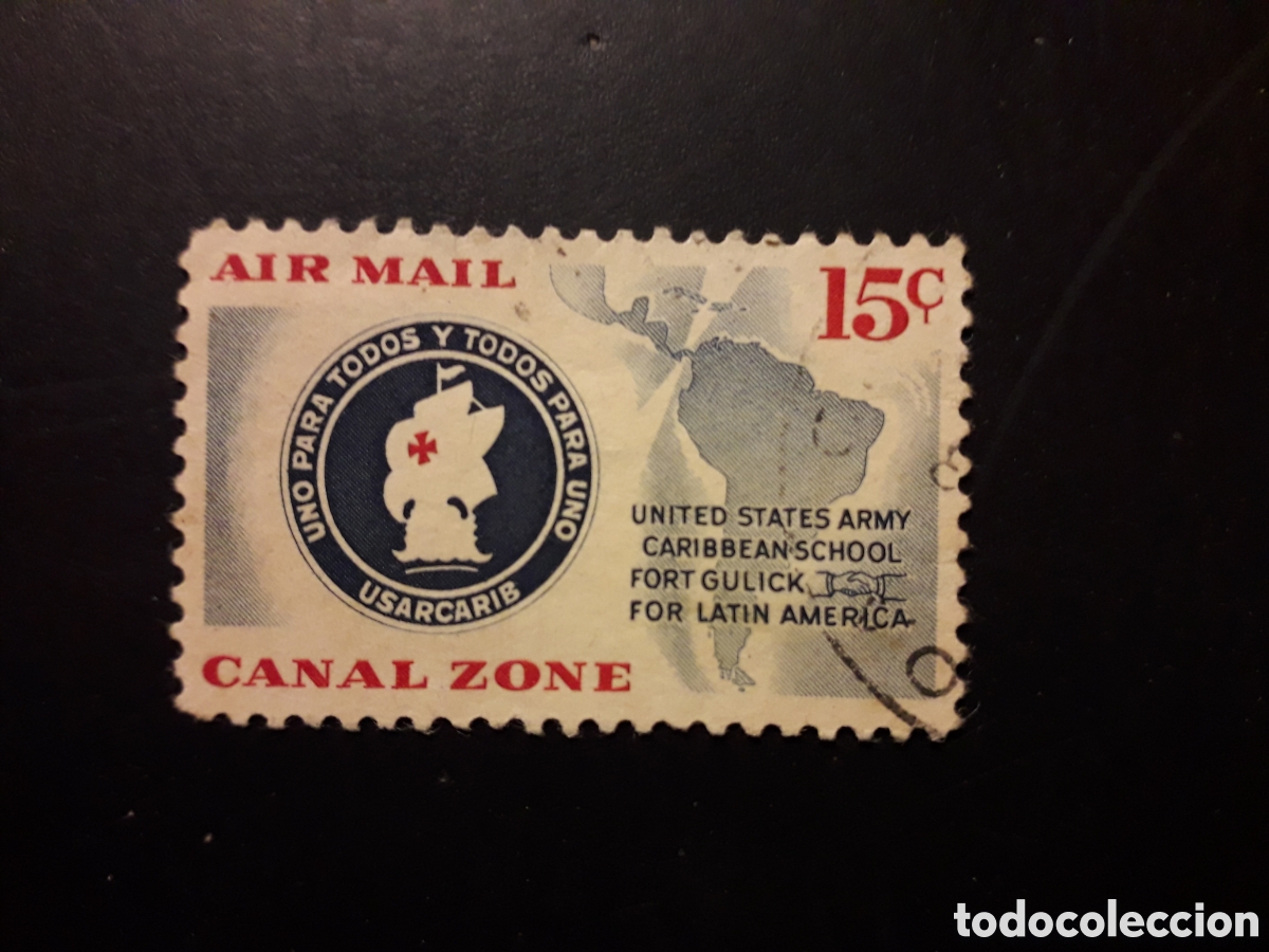 Sellos: PANAM&Aacute; ZONA DEL CANAL YVERT A 31 SERIE COMPLETA USADA 1961 ESCUELA MILITAR, MAPAS PEDIDO M&Iacute;NIMO 3&euro;
