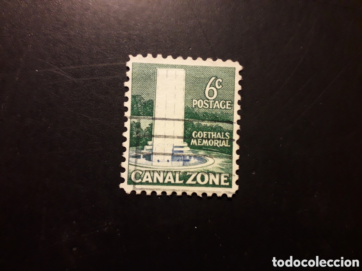 Sellos: PANAM&Aacute; ZONA DEL CANAL YVERT 126 SERIE COMPLETA USADA 1968 MONUMENTO A GOETHALS PEDIDO M&Iacute;NIMO 3&euro;