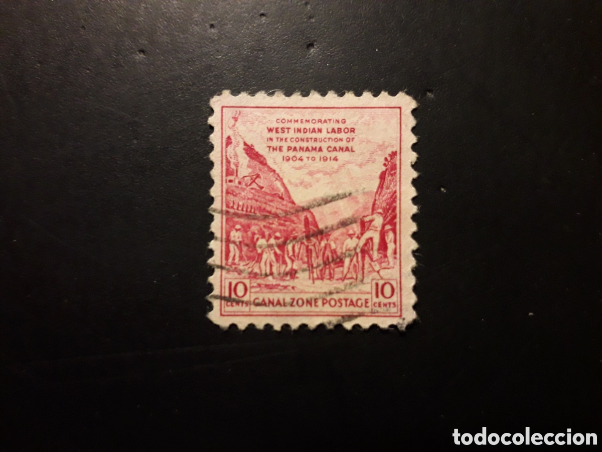 Sellos: PANAM&Aacute; ZONA DEL CANAL YVERT 117 SERIE COMPLETA USADA 1951 TRABAJOS DEL CANAL PEDIDO M&Iacute;NIMO 3&euro;