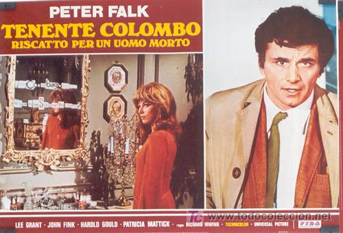 Cine: ZL72D COLOMBO RANSOM FOR A DEAD MAN SERIE TV PETER FALK SET DE 6 POSTER ITALIANOS 47X68 - Foto 5 - 11817993