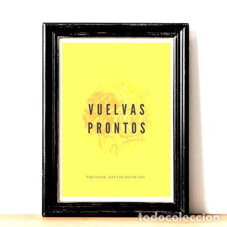 Cine: poster tipografico vuelvas prontos - Foto 1