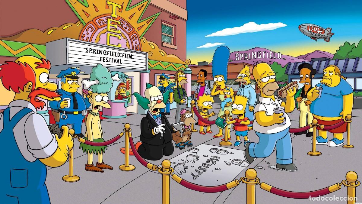 Cine: LOS SIMPSON 32 X 45 POSTER COPIA - Foto 1