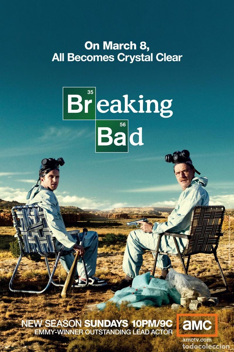 Cine: BREAKING BAD 32 X 45 POSTER COPIA - Foto 1