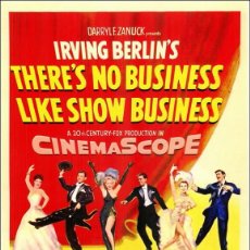 Cine: MARILYN MONROE - THERE´S NO BUSINESS LIKE SHOW BUSINESS - LUCES DE CANDILEJAS (POSTER 32X45)