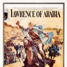 Cine: LAWRENCE OF ARABIA - LAWRENCE DE ARABIA (POSTER 32X45)