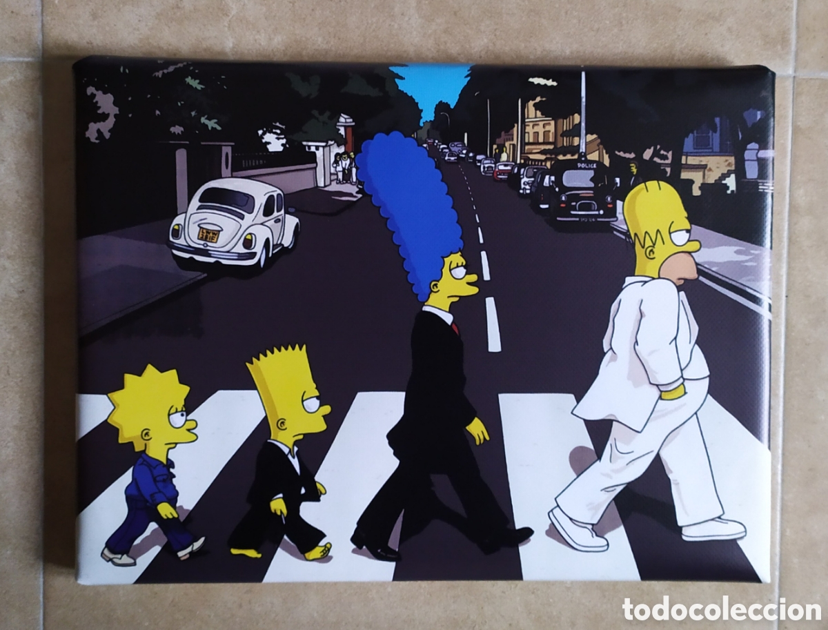 Cine: Cuadro LOS SIMPSONS Abbey Road - Foto 1