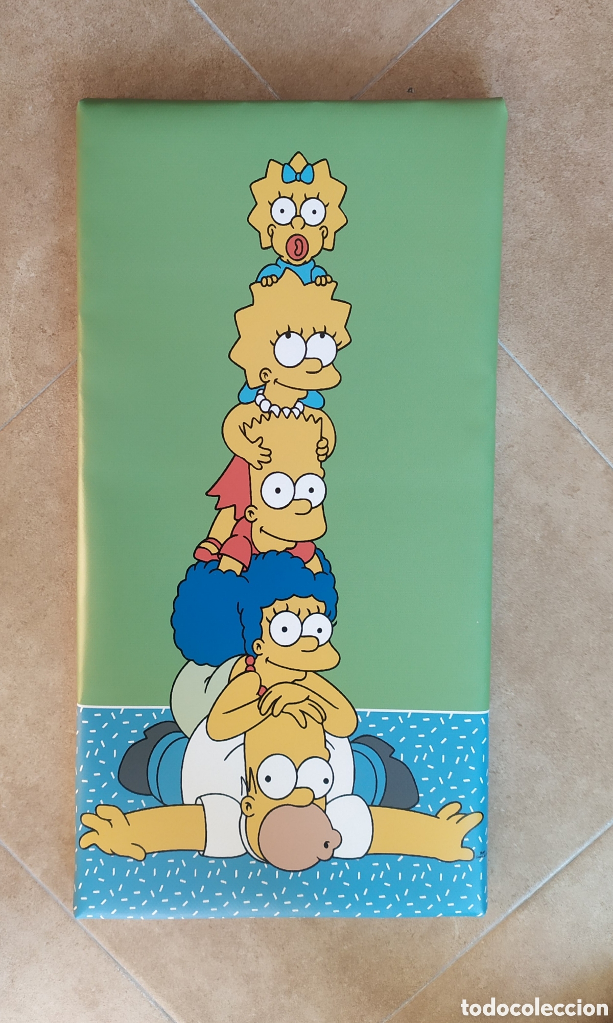 Cine: Cuadro cartel LOS SIMPSON apilados - Foto 1