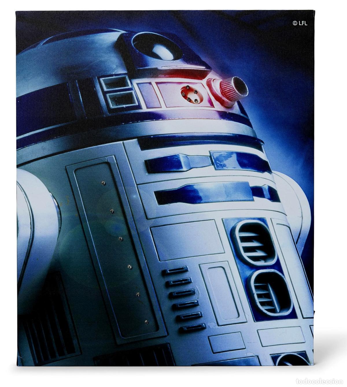 Cine: Lienzo iluminado R2D2 - Star Wars - Foto 1