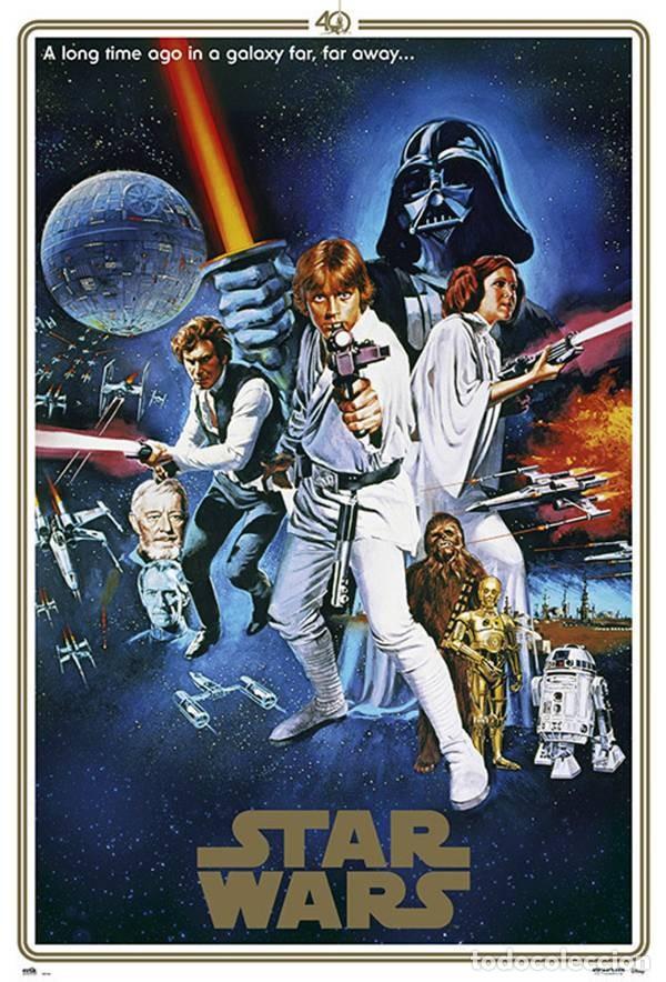 Cin&eacute;ma: Poster Star Wars 40 aniversario (POSTER 61 x 91,5)