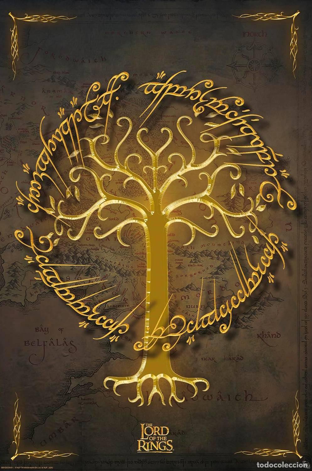 Cin&eacute;ma: Poster Arbol Blanco - El Se&ntilde;or de los anillos (POSTER 61 x 91,5)