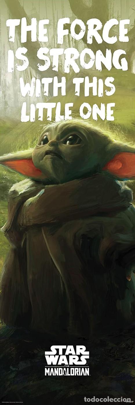 Cine: Poster Puerta Grogu - The Mandalorian Star Wars (POSTER 53 X 158)