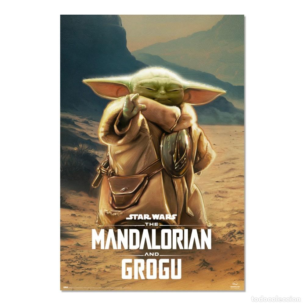 Cin&eacute;ma: Poster Maxi - Star Wars The Mandalorian and Grogu Grogu (61 x 91,5 cm)