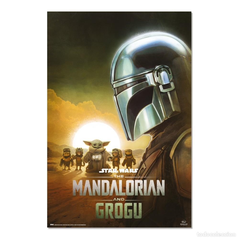 Cin&eacute;ma: Poster Maxi - Star Wars The Mandalorian and Grogu Din Djarin (61 x 91,5 cm)