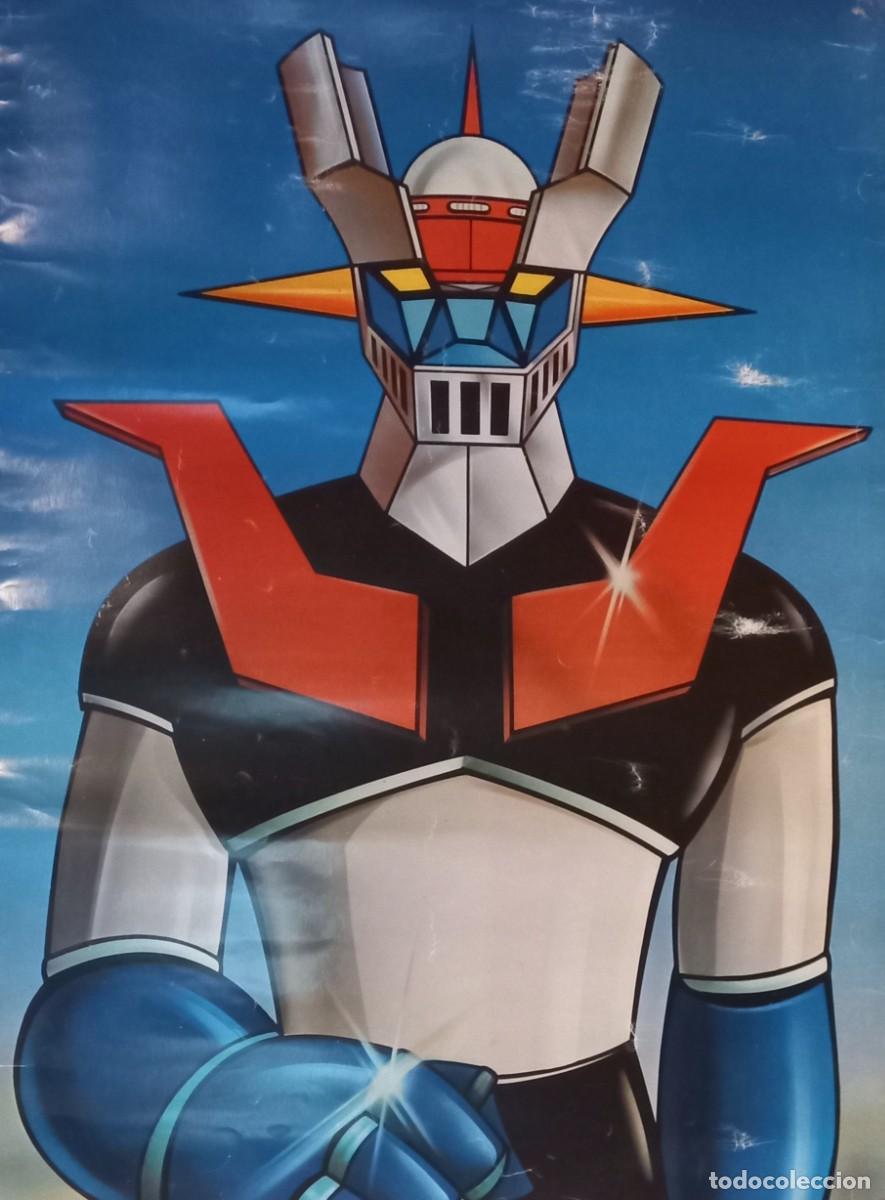 Cine: GRAN POSTER DE 1,85 mts. DE MAZINGER Z ORIGINAL DE EPOCA - 1978