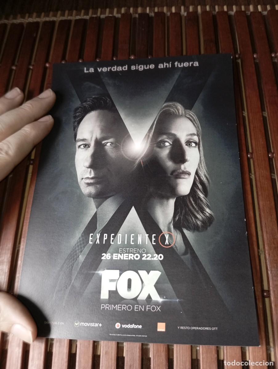 Cine: Flyer Mini P&oacute;ster Expediente X Promoci&oacute;n Season 10