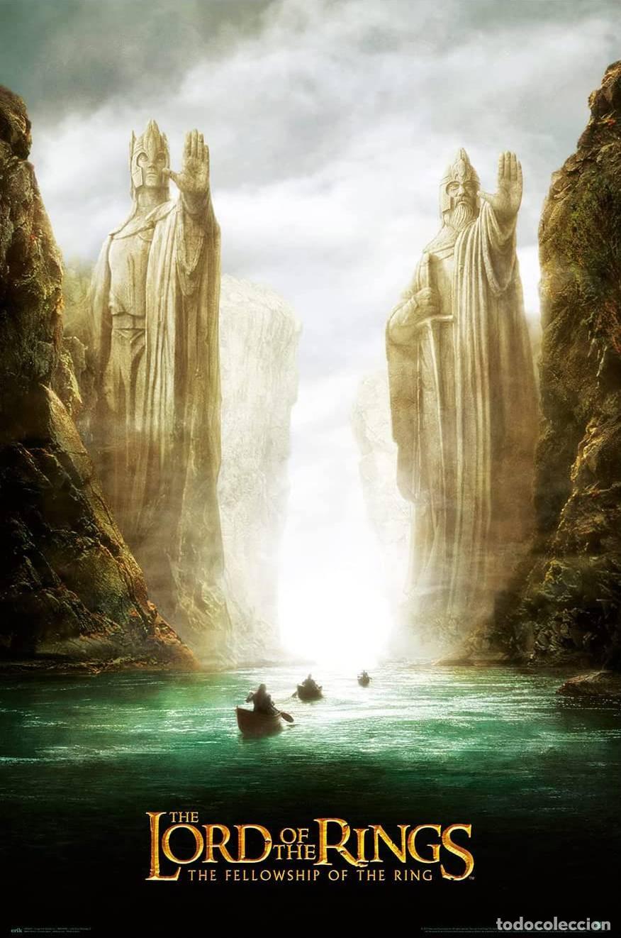 Cine: Poster Argonath - El se&ntilde;or de los anillos (POSTER 91,5 x 61)