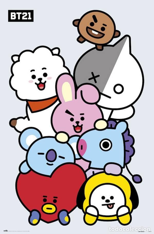 Cinema: Poster BT21 - Personajes (POSTER 61 x 91,5)