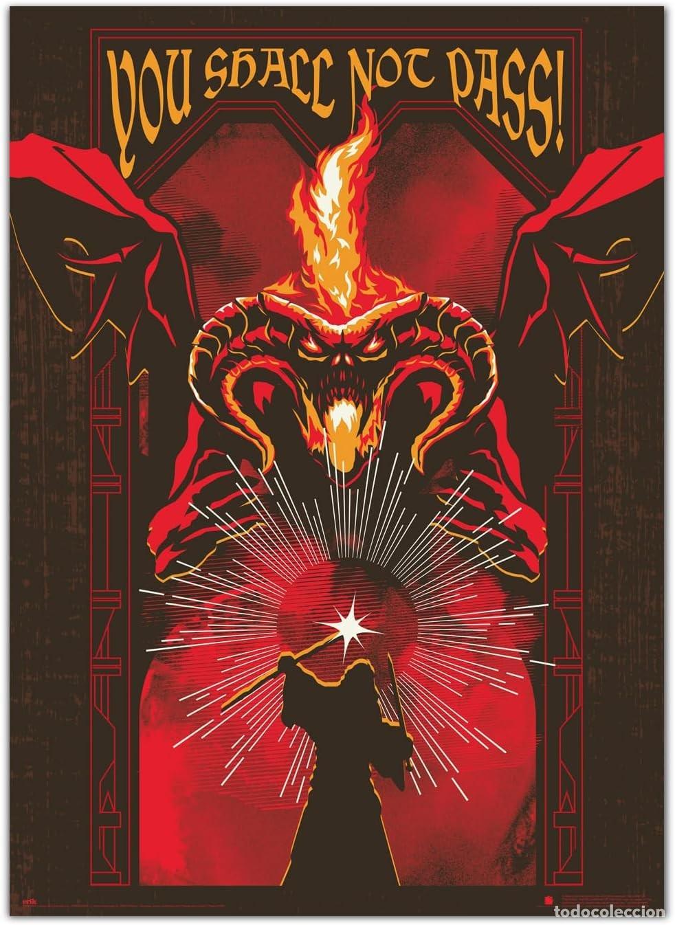 Cinema: Poster Luminiscente - El Se&ntilde;or de los Anillos (POSTER 50x70)