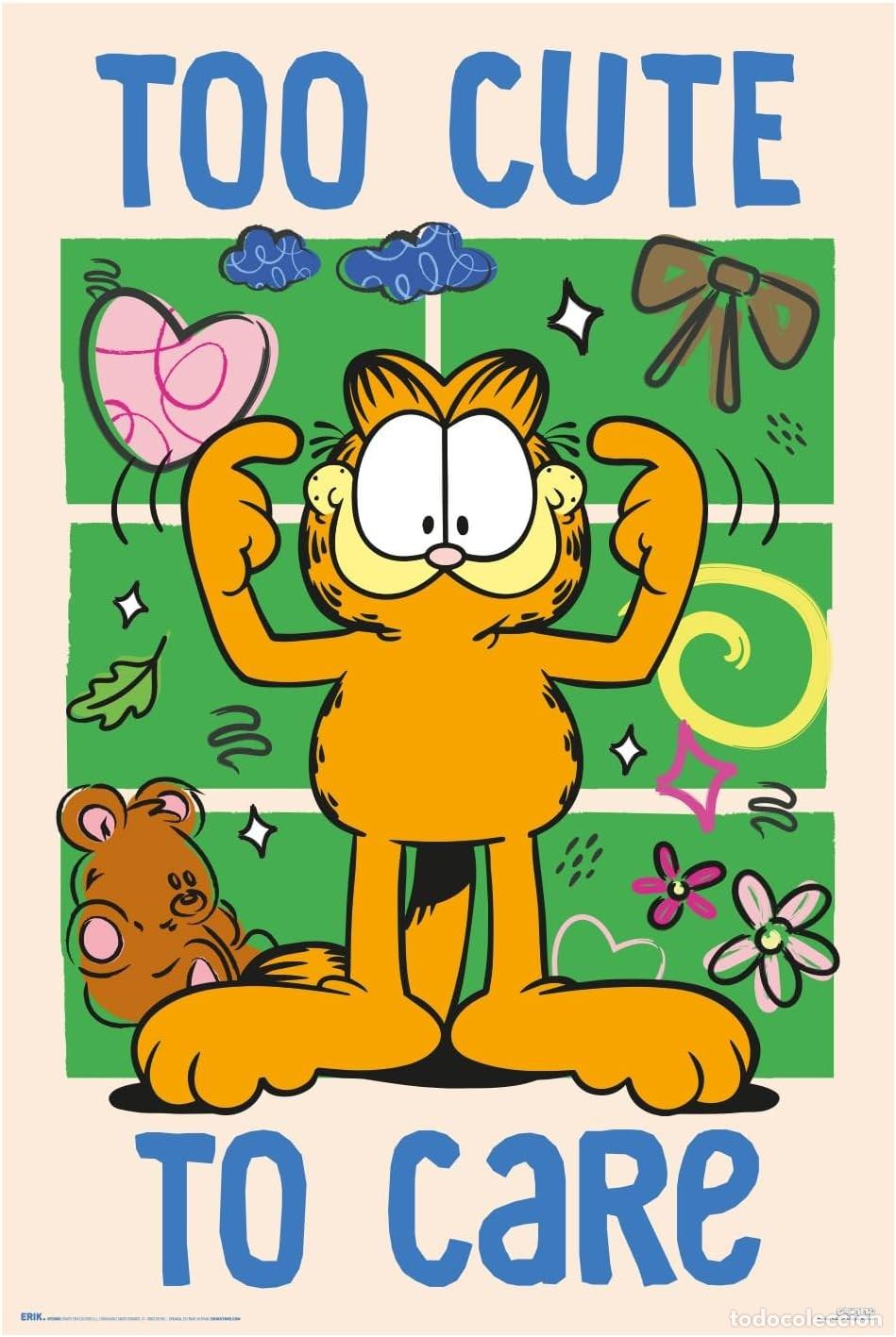 Cinema: Poster Too cute to care - Garfield (POSTER 61 x 91,5)