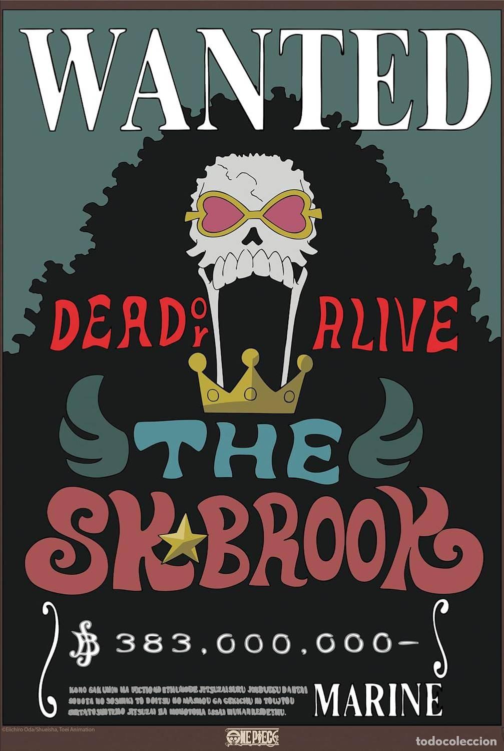 Cin&eacute;ma: Poster Wanted Brook Wano - One Piece (POSTER 52x38)