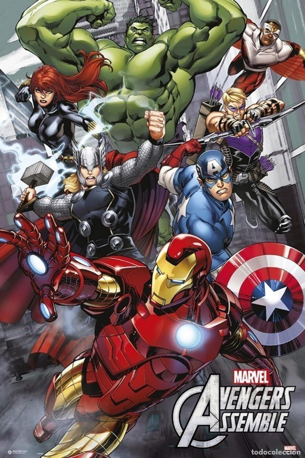 Cinema: Poster Vengadores reunidos - Marvel (POSTER 61 x 91,5)