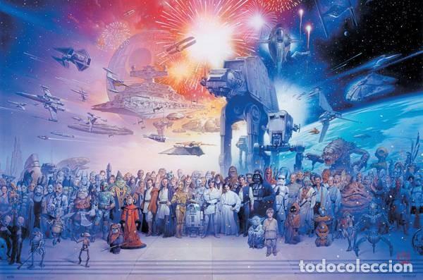 Cinema: Poster Horizontal Star Wars - Personajes Saga (POSTER 91,5 x 61)