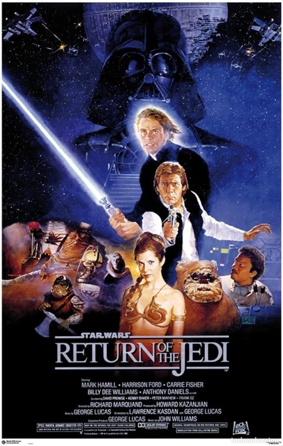 Cine: Poster El Retorno del Jedi - Star Wars (POSTER 61 x 91,5)